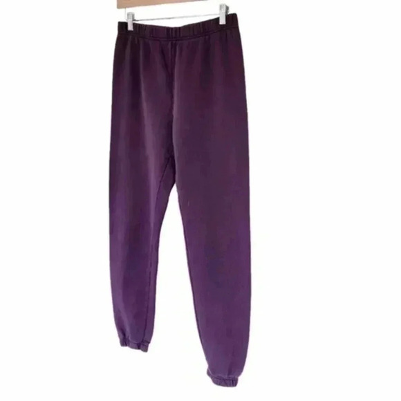 Aritizia TNA Cozy Fleece Perfect  Hi-Rise Sweatpant CozyAF Purple Women's size S - Picture 4 of 11
